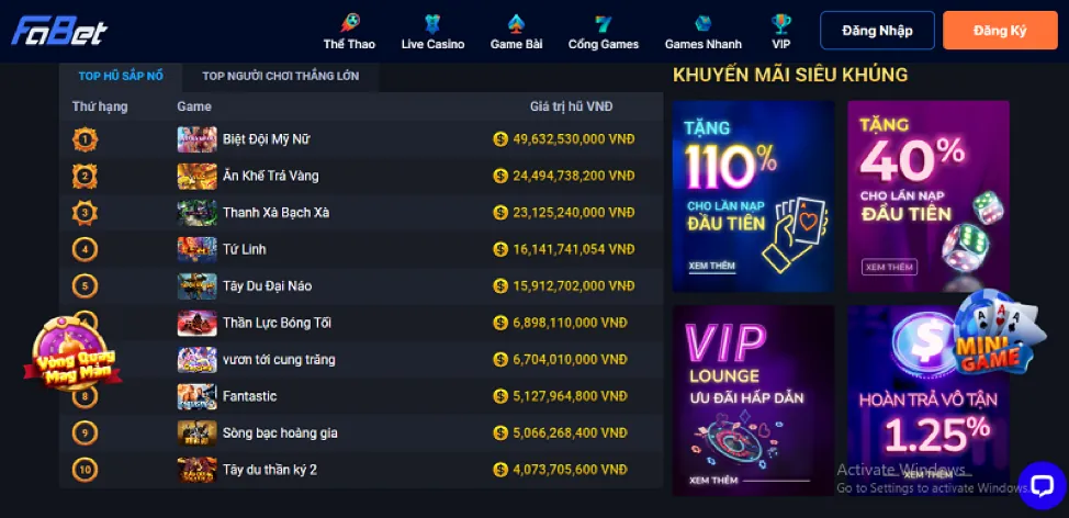 Thưởng chào mừng sv666 bet